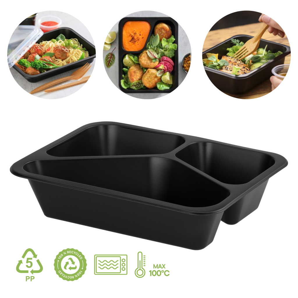[CONT-GEN-50MM-V12882] Újrahasználható vendéglátóipari tartály 227x178x50 mm