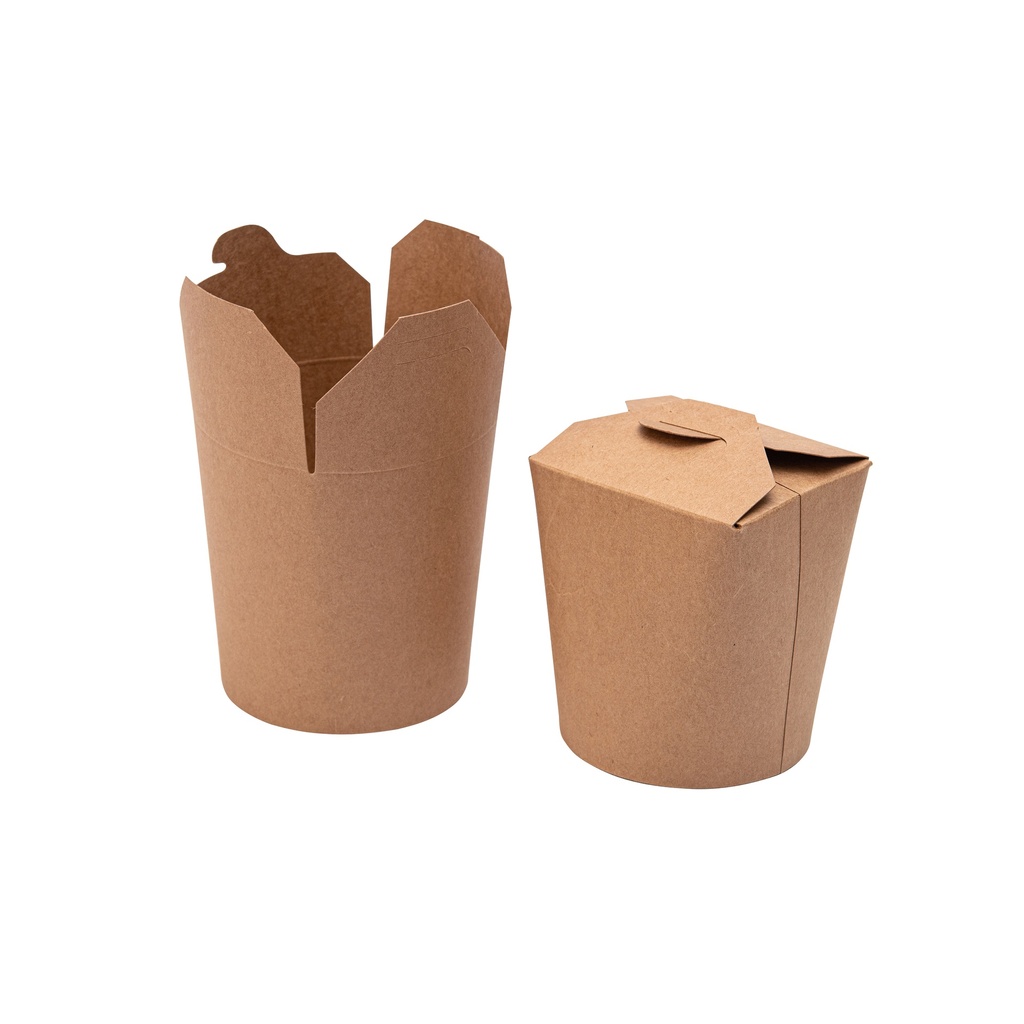 Krabička na rezance z papiera Kraft 470 ml