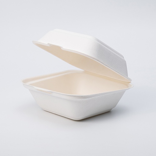 Burger box z cukrovej trstiny 152×152×76 mm