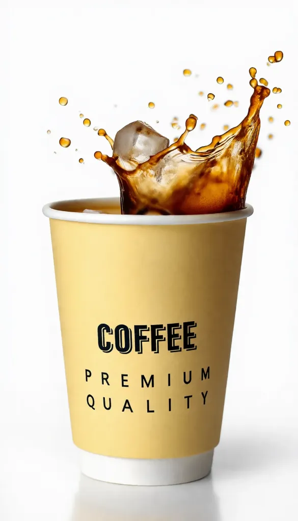 Eldobható papír pohár 400 ml