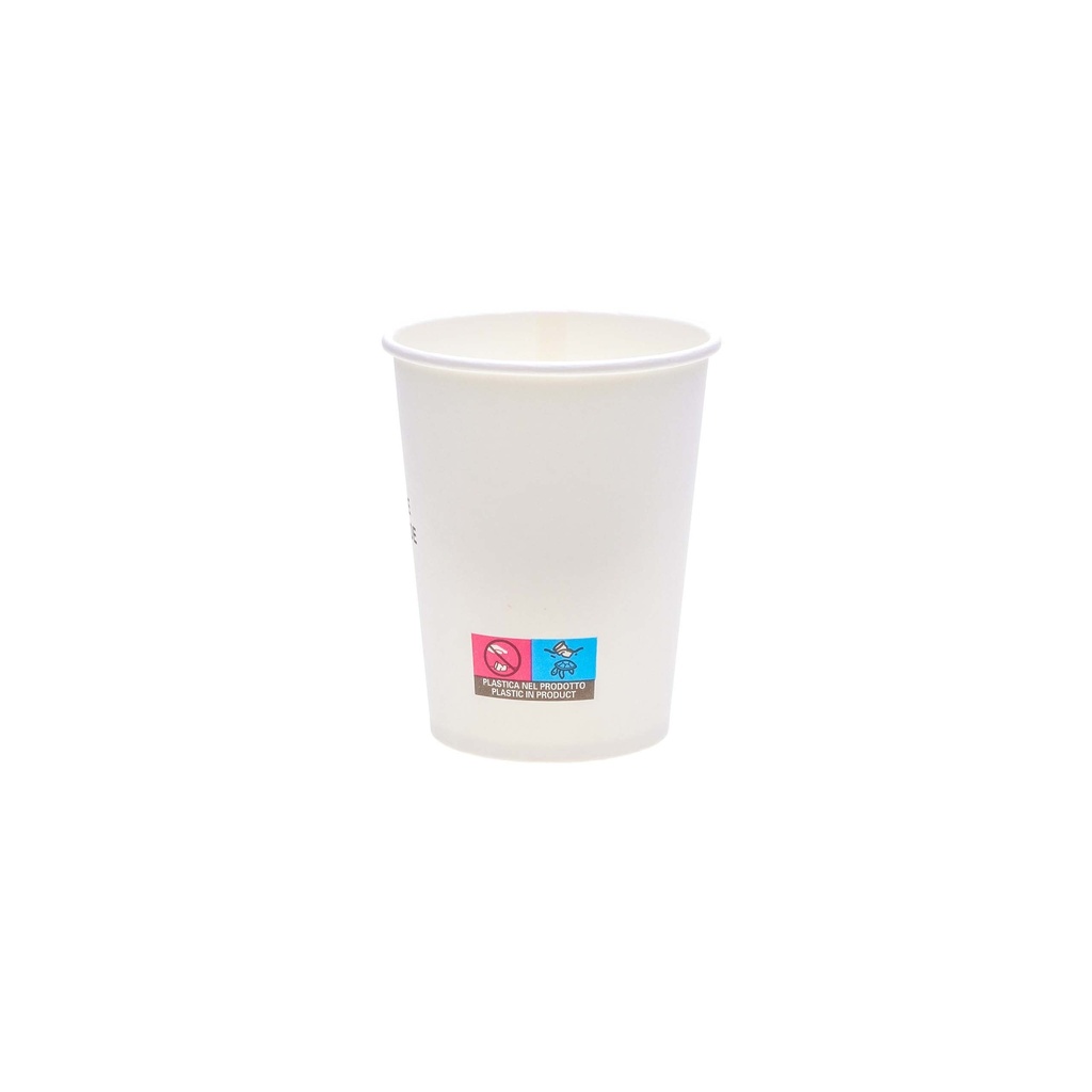 Papírový bílý pohár na kávu nebo čaj 180 ml
