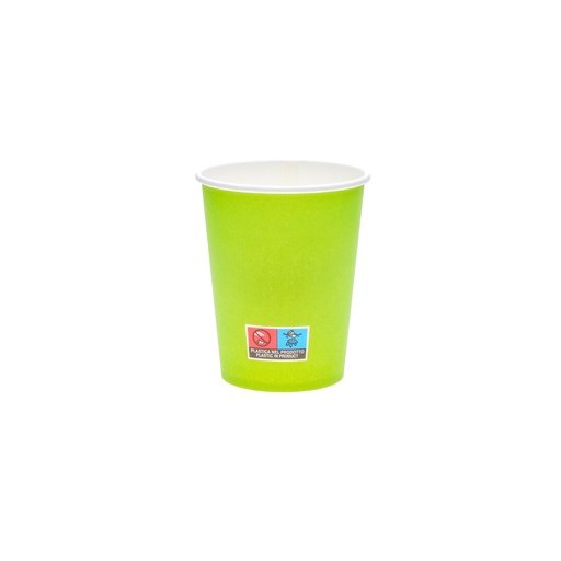 Paper Cup green for coffee or tea 180 ml