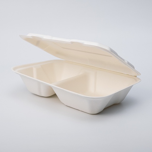 2-Compartment Lunch Box 240×162×61 mm
