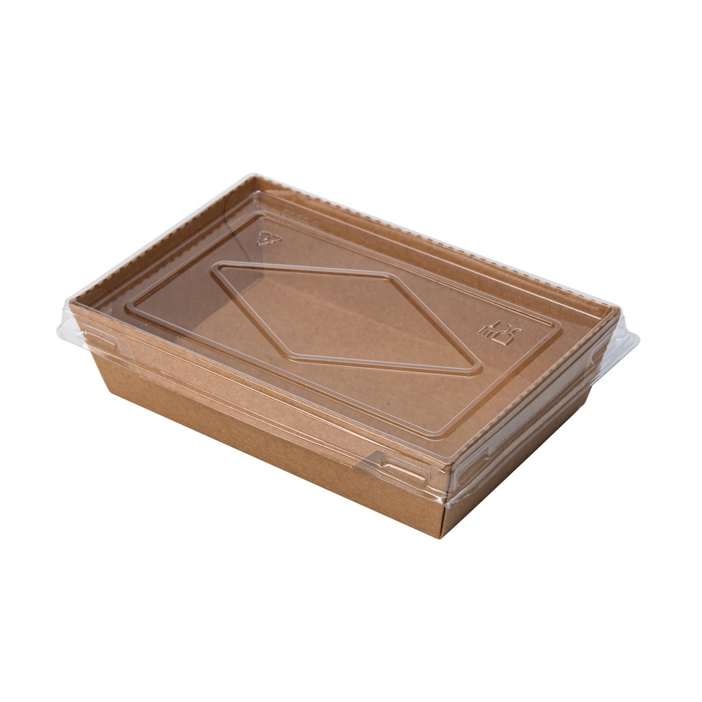 Paper Lunch Box with Lid 500 ml
