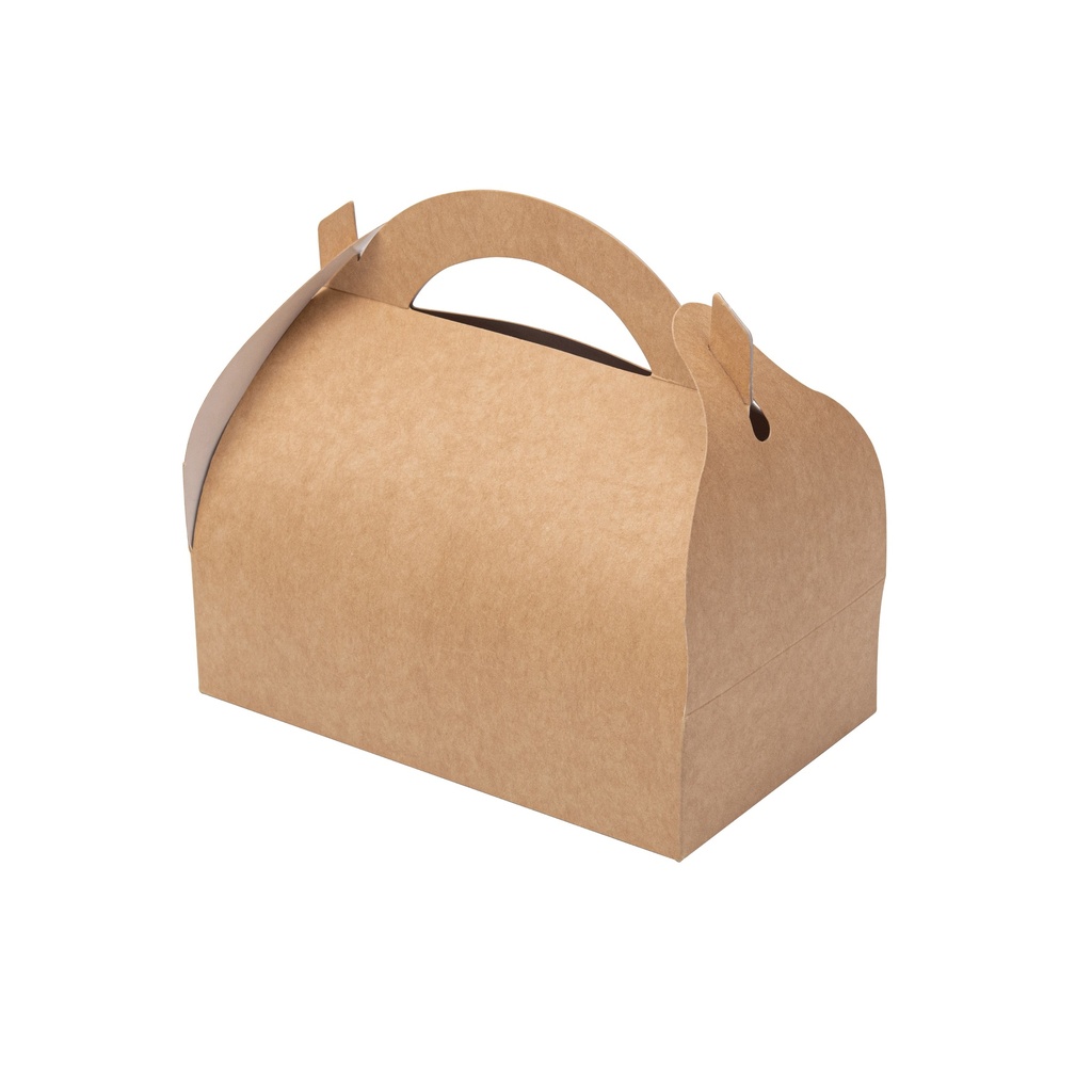 Gebäckschachtel Kraft 160×85×70 mm