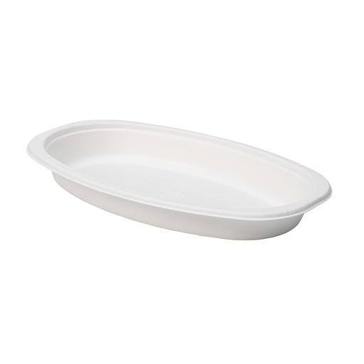 Zuckerrohr-Teller oval 218×138 mm