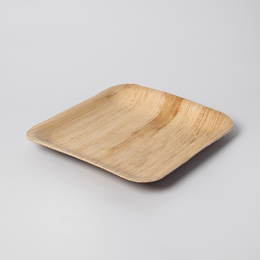 Plato de hojas de palmera 6"