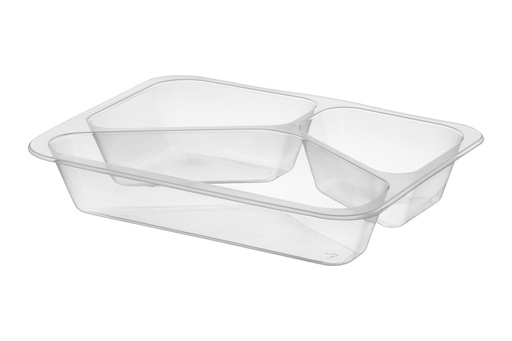 Envase PP T-3 227×178×40 mm, transparente