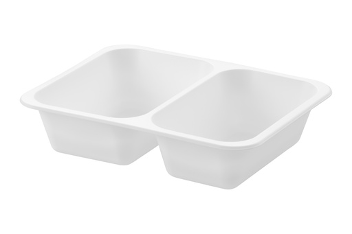 Boîte PP T-2 227×178×50 mm, blanc