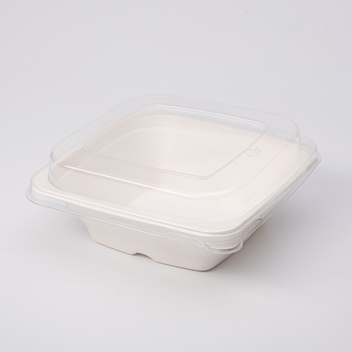 Миска квадратна 700 ml з опуклою кришкою