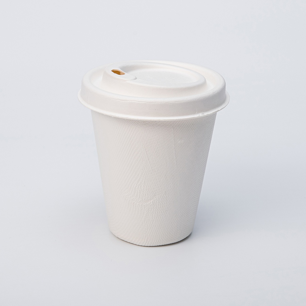 Eko kelímek 250 ml s víčkem z třtiny 80 mm